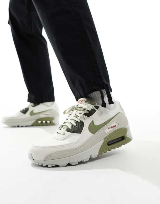 Nike – Air Max 90 – Buty sportowe w kolorze khaki i szarobeżowym, 3 z 5