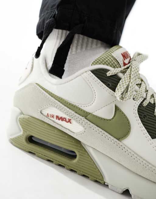 Nike – Air Max 90 – Buty sportowe w kolorze khaki i szarobeżowym, 4 z 5
