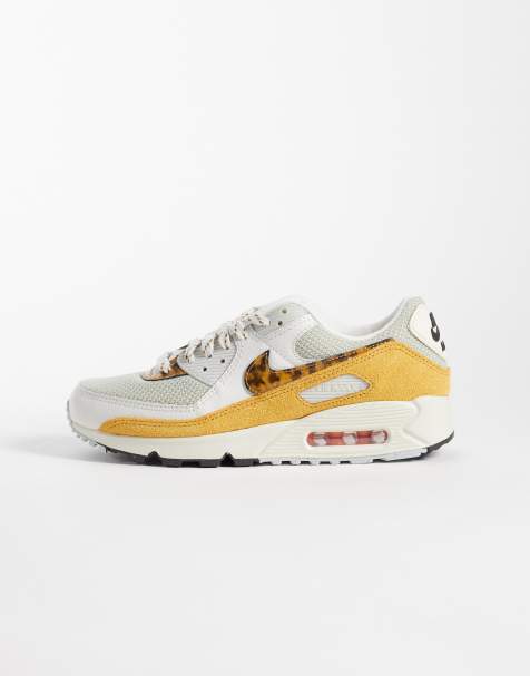 Nike Air Max 90 buty sportowe w kolorze pomarańczowym i we wzór leopard - view 1