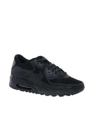 Nike Air Max 90 Comfort Reflective Detail Black Sneakers | ASOS