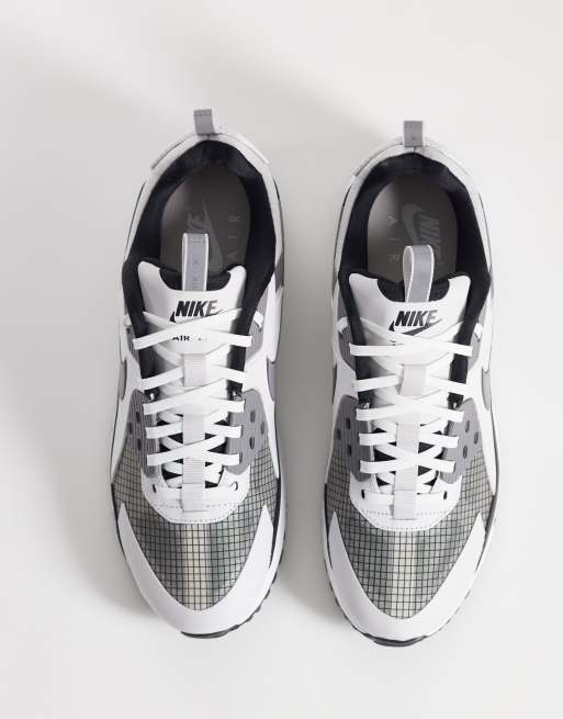 Nike – Air Max 90 Drift – Grå och svarta träningsskor, 3 av 5