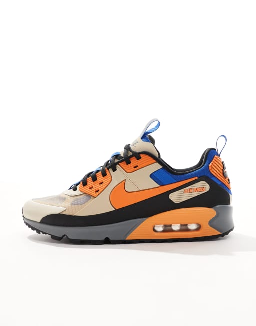 Nike Air Max 90 Drift sneakers in beige and orange