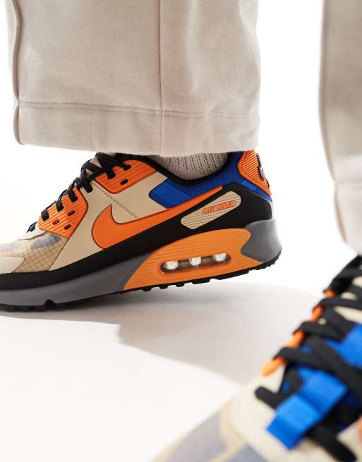 Nike Air Max 90 Drift sneakers in beige and orange