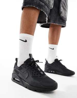 Nike Air Max 90 Drift trainers in black