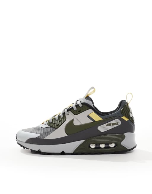 Nike Air Max 90 Drift trainers in dark grey and khaki ASOS
