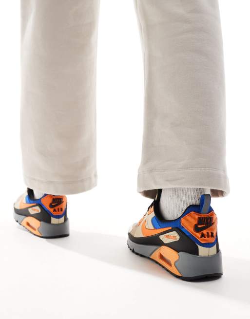 Nike Air Max 90 Drift trainers in orange and blue ASOS