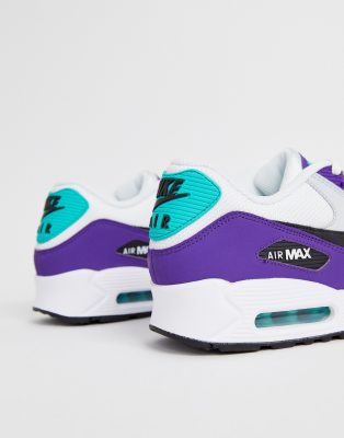purple and turquoise nikes