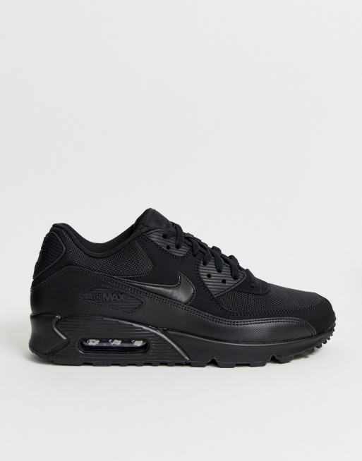 Nike air max 90 essential trainers store in black