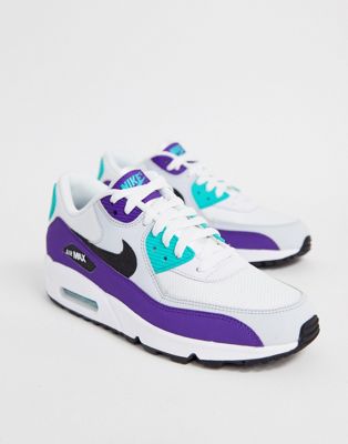 nike air max 90 essential trainers in purple