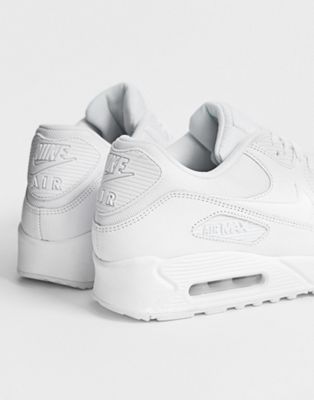 nike air max 90 essential trainers in white