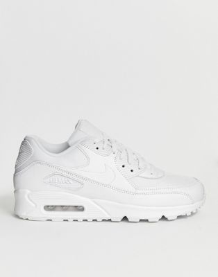 nike air max 90 essential trainers in white