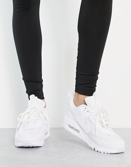 Nike – Air Max 90 Futura – Sneaker in Triple-Weiß, 4 von 4