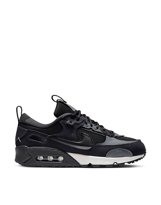 Nike Air Max 90 Futura Sneakers in Black and Gray