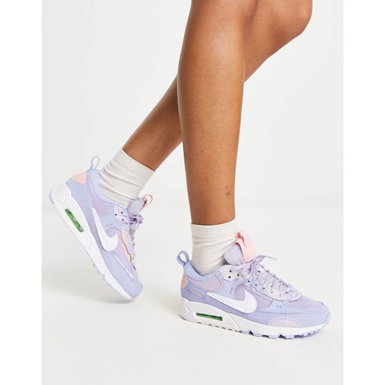 Regresa Mayordomo Sobriqueta Nike Air Max 90 Futura sneakers in purple | ASOS