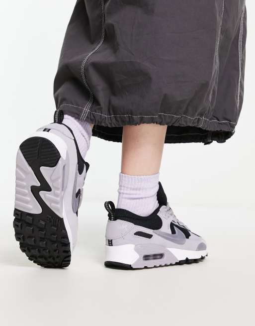 Nike air max 90 08 silver clearance leopard trainers