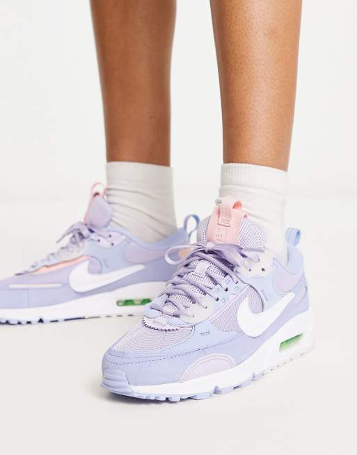 Nike air max 90 essential trainers in on sale purple