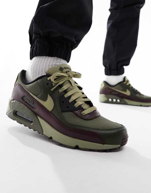 Nike - Air Max 90 Gore-Tex - Baskets - Kaki multicolore