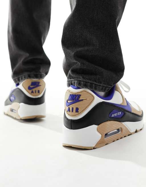 Nike Air Max 90 GORE TEX Sneaker in WeiB Beige und Blau ASOS