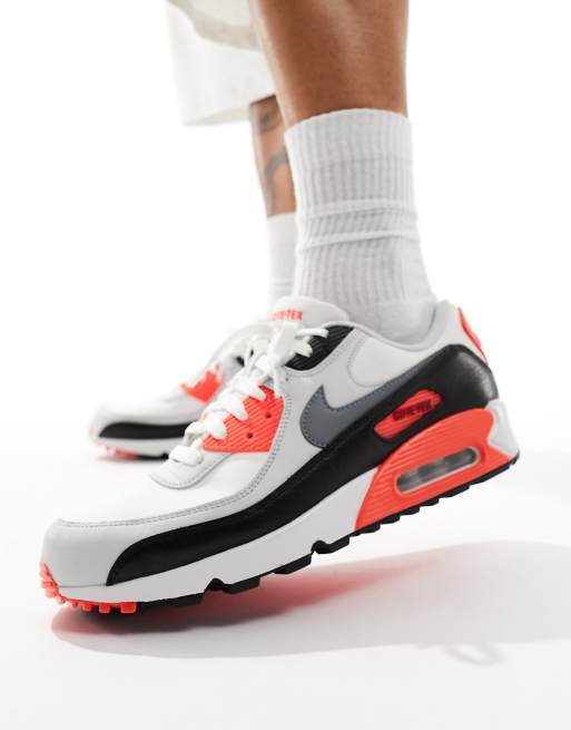 Nike Air Max 90 GORE-TEX trainers in Infrared and grey