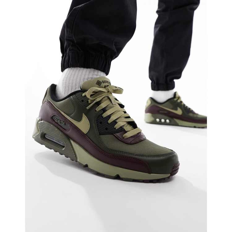 Men's air max 90/1 white/cargo clearance khaki-black