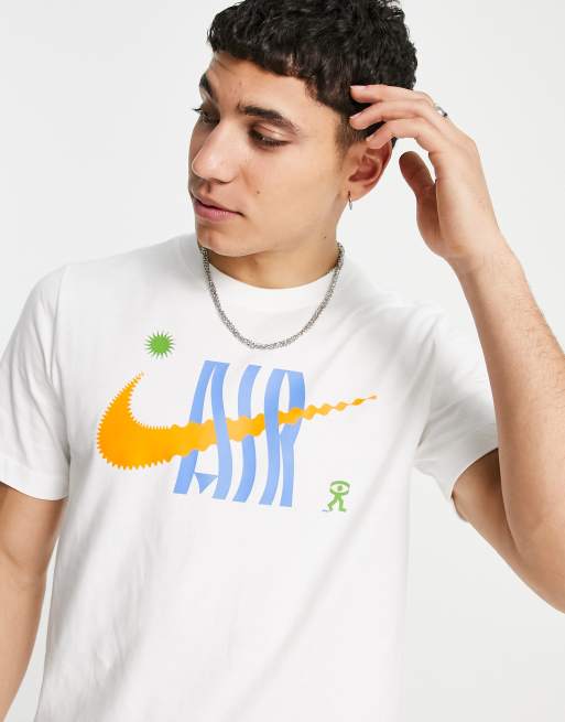 Yellow nike store air max shirt