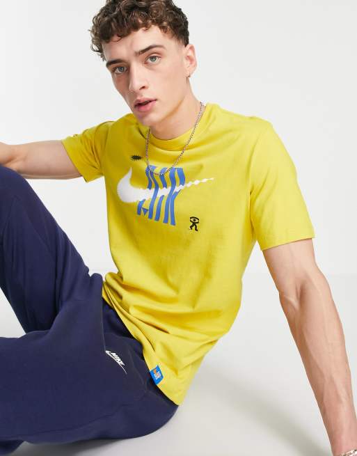 Yellow nike hot sale air max shirt