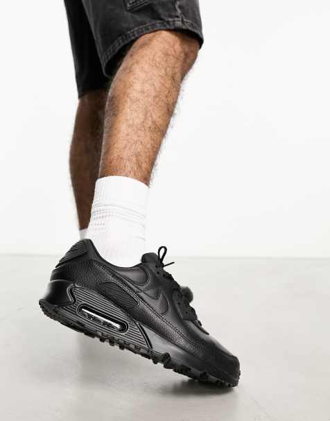 Nike Air Max 90 LTR trainers in triple black  - view 1
