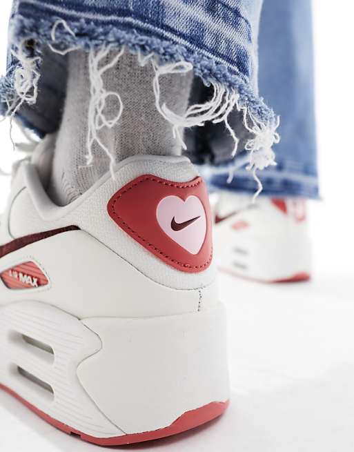 Nike Air Max 90 LV8 SE sneakers in off white and dark team Nike Air Max 90 LV8 SE sneakers in off white and dark team