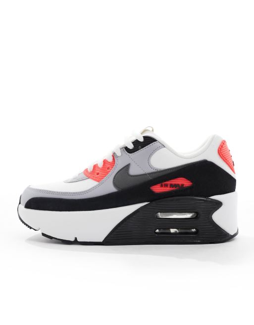 Nike Air Max 90 LV8 sneakers in smokey gray and black