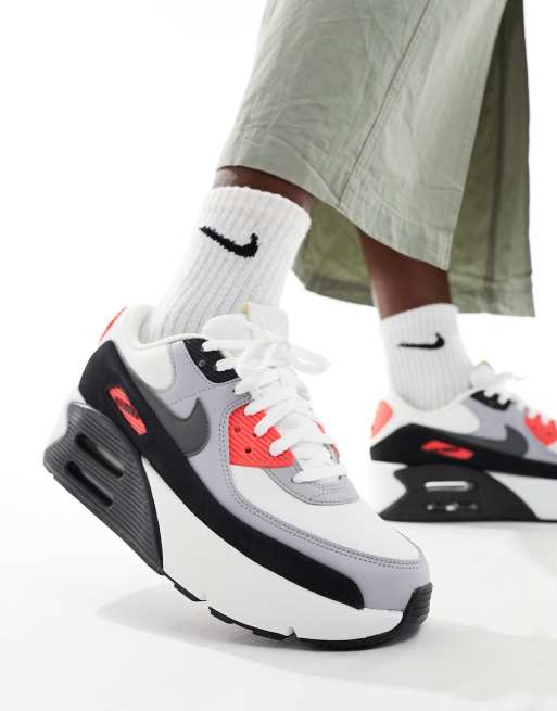 Nike Air Max 90 LV8 sneakers in smokey gray and black | ASOS