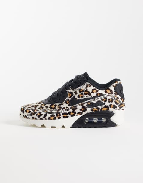 Nike Air Max 90 LX trainers in leopard print - view 1