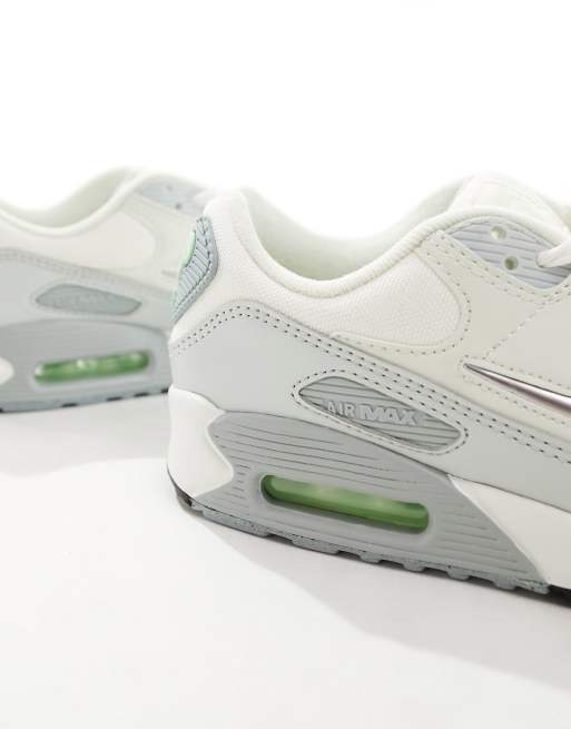 Nike - Air Max 90 NN - Sølvfarvede og råhvide sneakers, 3 af 5