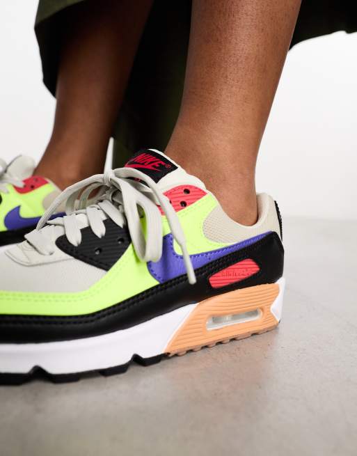 Multi coloured 2025 nike trainers