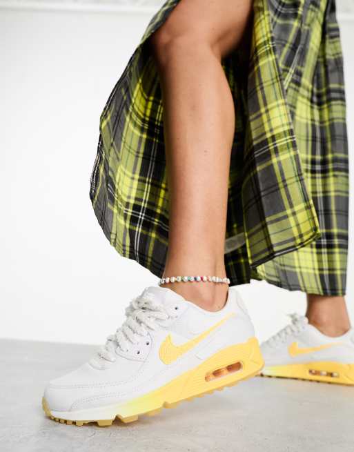 Nike Air Max 90 Ray of Hope Baskets Blanc jaune citron