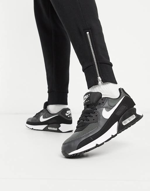 Nike - Air Max 90 Recraft - Baskets - Noir/gris Nike - Air Max 90 Recraft - Baskets - Noir/gris
