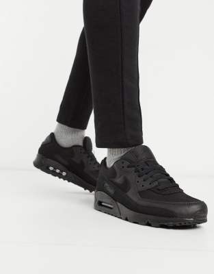 Nike – Air Max 90 Recraft – Sneaker in Triple-Schwarz | ASOS