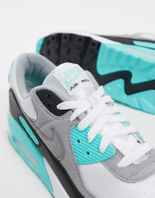 Nike air cheap max türkis weiß