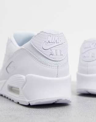 triple white air max 90s