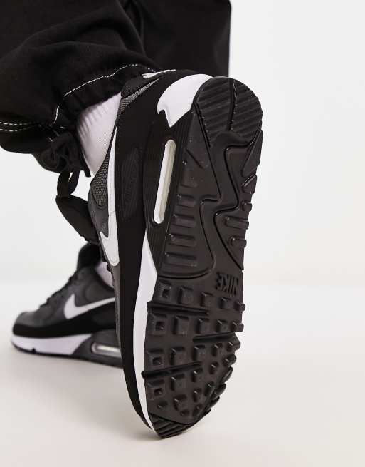 Nike – Air Max 90 Recraft – Svarta och vita träningsskor, 4 av 4