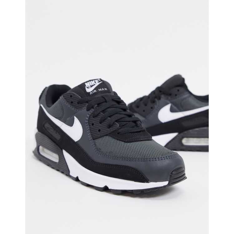 Black and gray shop nike air max