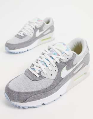 grey canvas trainers