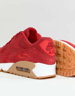 متحمس air max 90 suede red 