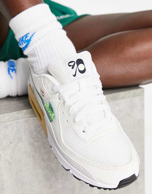 Nike air max sale 90 blanc vert