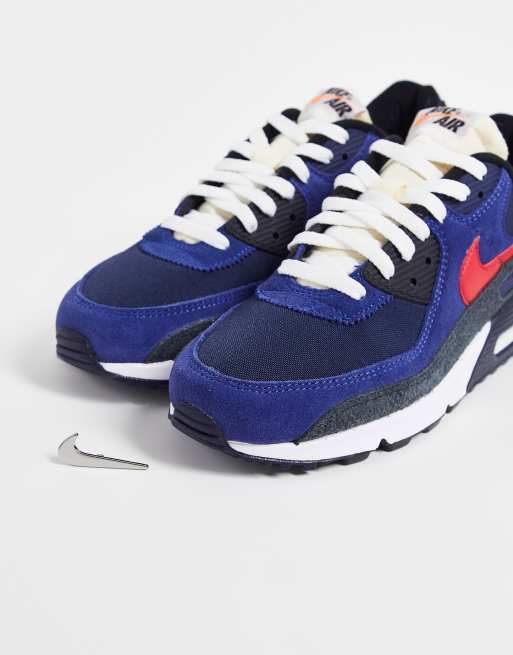 Air max 1 satin university red deep hot sale royal blue