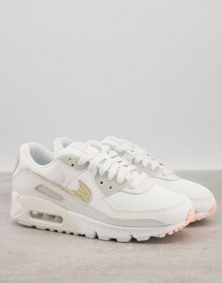 Nike Air Max 90 SE sneakers in summit white