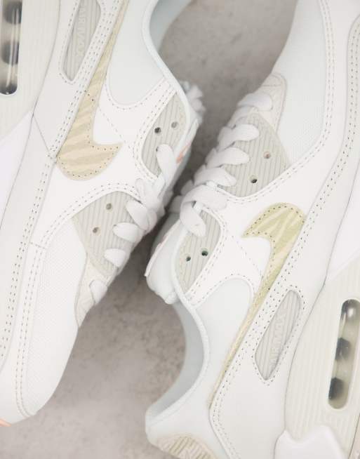 Nike Air Max 90 Se Sneakers In Summit White Asos