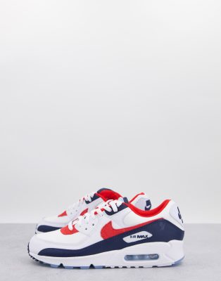 air max white navy