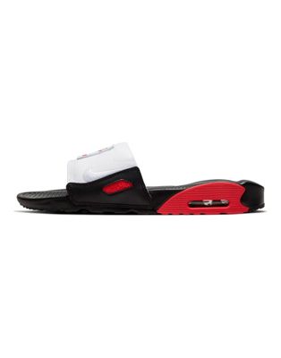 Nike Air Max 90 slides in red | ASOS