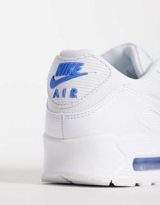 Nike – Air Max 90 – Sneaker in Weiß und Blau, 2 von 5