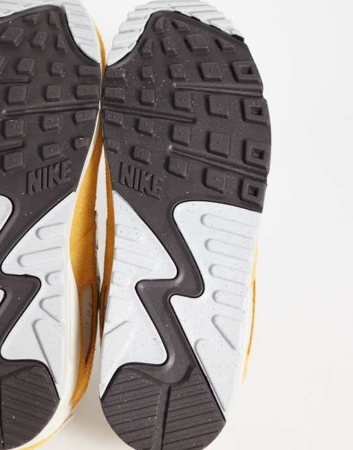 Nike Air Max 90 sneakers arancioni con stampa leopardata, 5 di 5